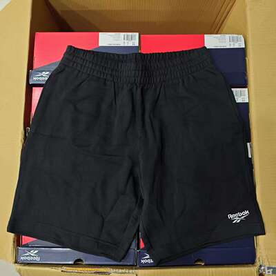 锐步Reebok男子夏季针织毛圈运动休闲短裤 FJ3286 GV5517 GV5518