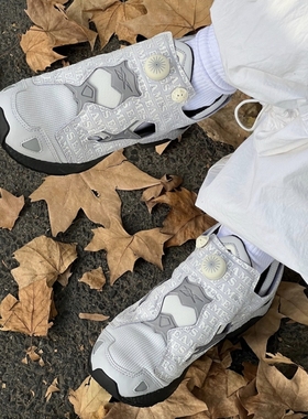 [Eames联名]Reebok锐步男女PUMP FURY充气复古跑鞋 100072099