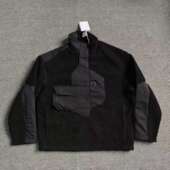 WALL COLD ACW冷墙男子立领半拉链羊羔绒机能风夹克ACWMO183