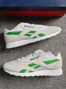 REEBOK锐步VeeFriends联名CL NYLON男子复古休闲跑鞋IF3021