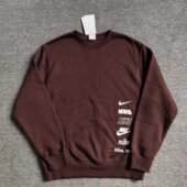 耐克 227 男子加绒圆领休闲运动套头衫 DX0782 030 卫衣 Nike