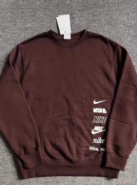 Nike/耐克 男子加绒圆领休闲运动套头衫卫衣 DX0782-227-030