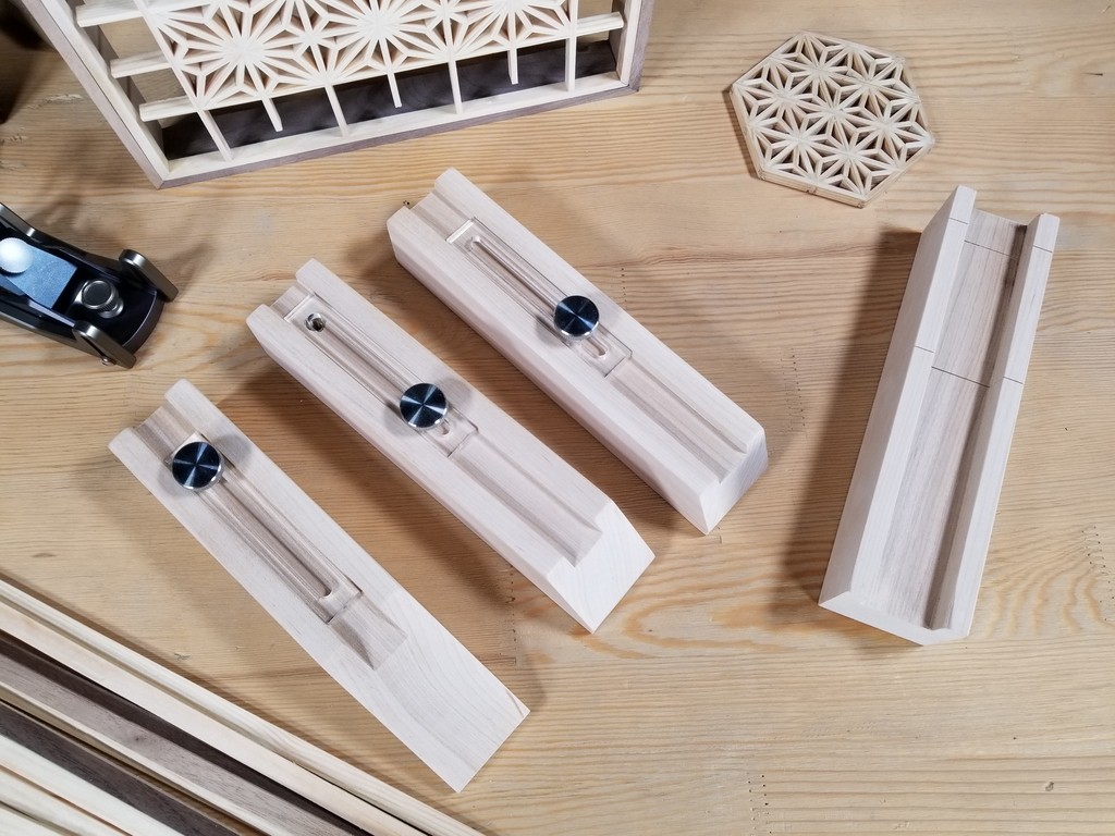 正方形角麻组子制作套装细工专业超精细木工组子铲台配件diy礼物