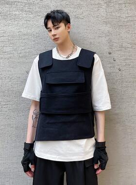 网红同款崭虎防刺服保安防暴服防身服防护马甲轻便软质安保外套