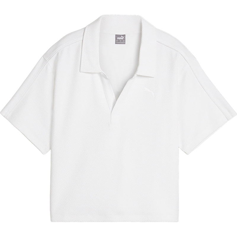 Puma/彪马夏季新款女士透气运动休闲短袖POLO衫682156-02