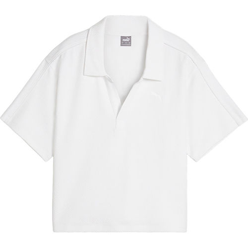 Puma/彪马夏季新款女士透气运动休闲短袖POLO衫682156-02