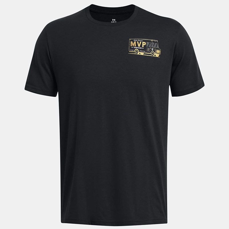 UA安德玛男子运动短袖 MVP Services棉质健身训练透气T恤1384288