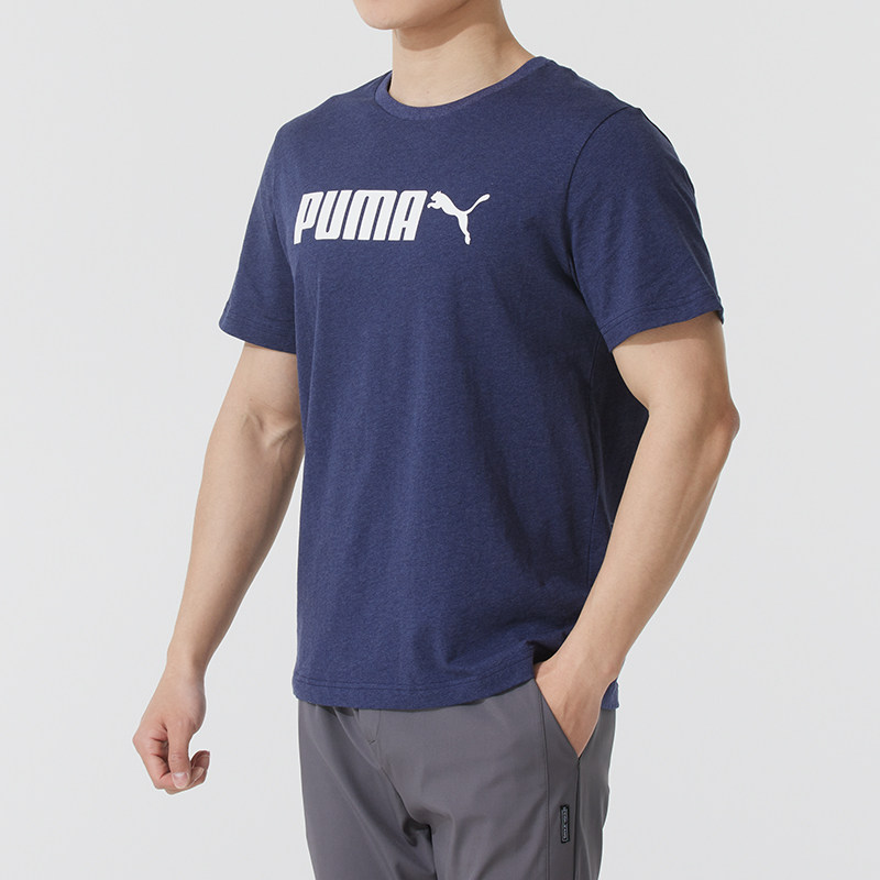 Puma/彪马短袖T恤男装上衣2025夏季新款运动休闲半袖691338-98
