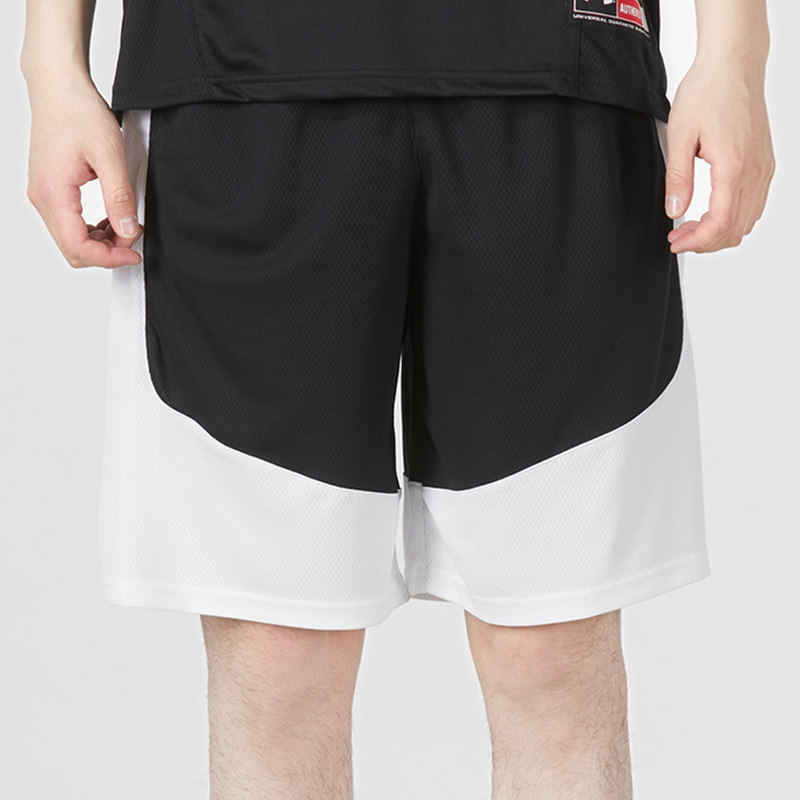 安德玛快干短裤男春季新款篮球运动跑步透气针织五分裤女22500201