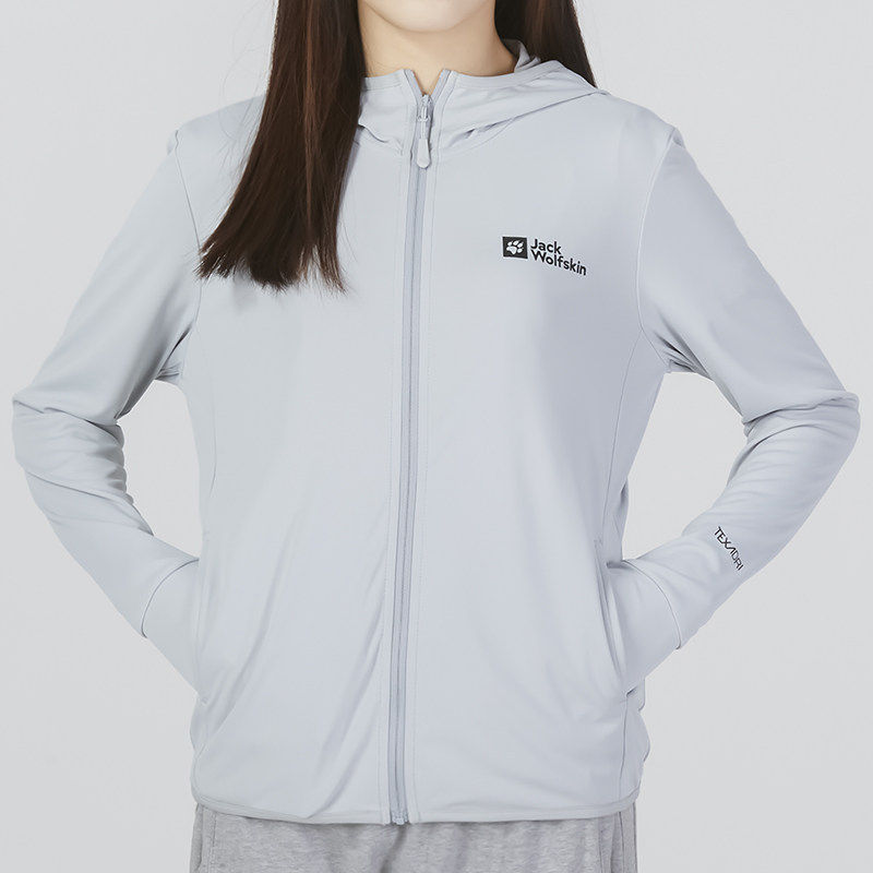 狼爪灰色皮肤衣夹克女夏户外跑步运动服休闲外套5322102 5033361
