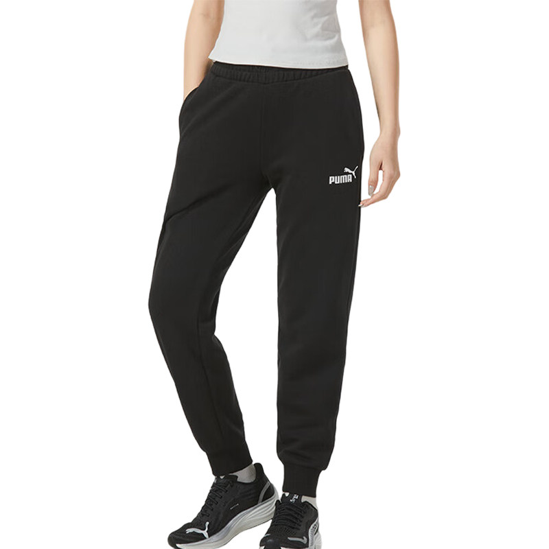 Puma/彪马2024新款女士经典针织运动休闲长裤682126-01