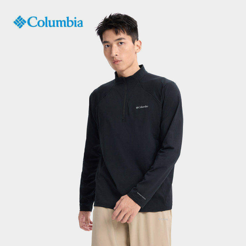 Columbia哥伦比亚户外25秋冬新品男子穿行吸湿速干长袖T恤XE5753