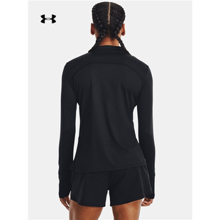 4拉链跑步运动长袖 T恤1378707 Chill女士上衣1 安德玛UAIso