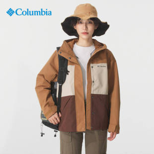 Columbia哥伦比亚户外女25秋冬新款防水冲锋衣登山徒步外套XR1784