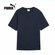 T恤 彪马2025夏新品 男女同款 舒适百搭纯色宽松透气短袖 632978