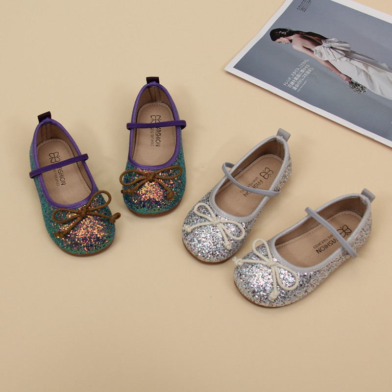 女童皮鞋2025春秋新款儿童鞋子小女孩公主鞋亮片豆豆鞋单鞋中大童,童鞋/婴儿鞋/亲子鞋,皮鞋,淘宝优惠券,粉丝福利购,淘宝优惠卷