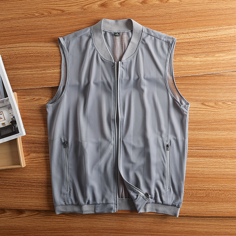 夏季速干马夹轻薄透气马甲