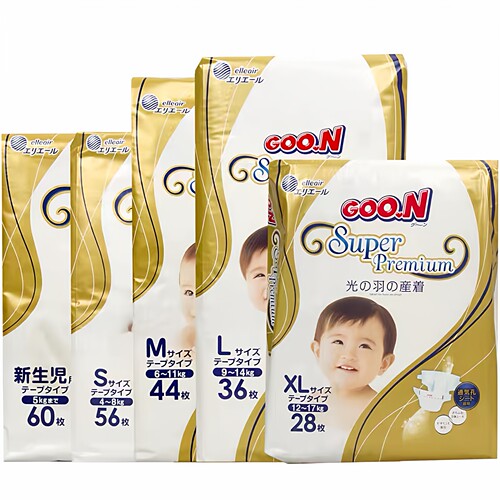 秒杀9包大王光羽纸尿裤试用装