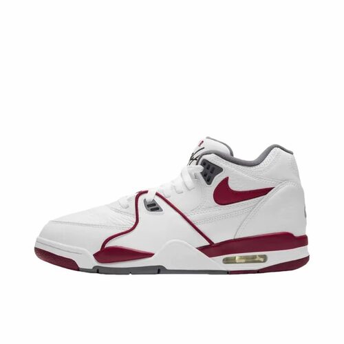 Nike Air Flight 89 舒适百搭 中帮 篮球鞋 男款 白红DD1173-100