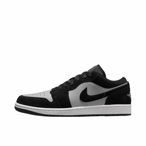 Jordan Air Jordan 1 低帮 复古篮球鞋 男款 黑灰553558-048