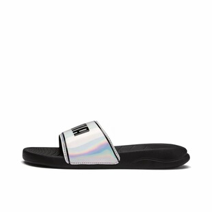 PUMA彪马 Popcat 20 镭射 防磨 一字拖鞋 女款 白色372627-01
