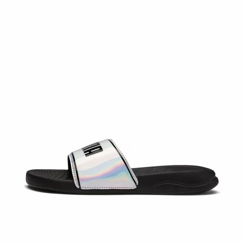 PUMA彪马 Popcat 20 镭射 防磨 一字拖鞋 女款 白色372627-01
