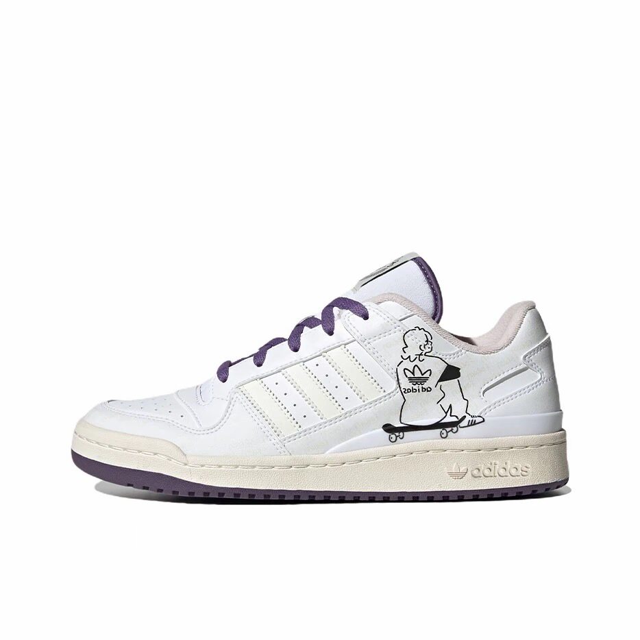 adidas originals FORUM Low CL 皮革 低帮 板鞋 男女同款IE2121图片