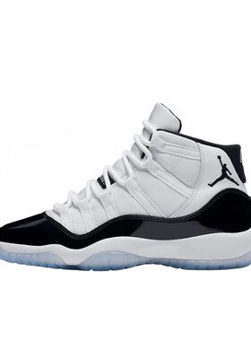 Jordan Air Jordan 11 舒适 高帮篮球鞋 男女同款 黑白378037-100