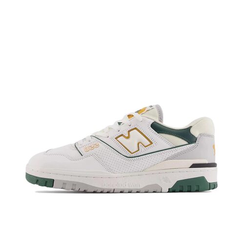 New Balance NB 550 皮革低帮 复古篮球鞋 男女同款 蕉绿BB550PWC