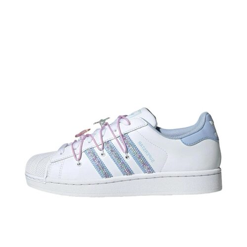 adidas originals Superstar 2 薄底 耐磨 低帮 板鞋 女JR1332