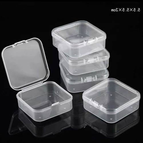 5.5cm拼豆盒正方形PP首饰盒子