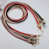 简约百搭PU方扣圆皮绳可替换编织包带单肩斜跨手机挂绳包包配件