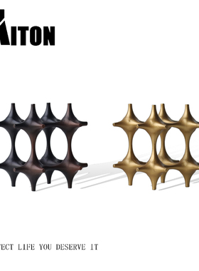 金属装饰现代客厅几何魔方