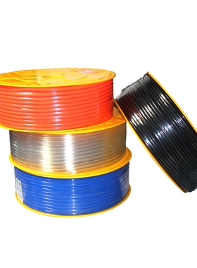 PU气动软管整卷包邮红色塑胶2X1,3X2,4x25,4 6x4,8x6,10x8,12x