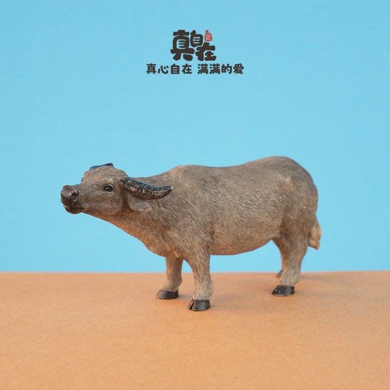 创意小马小牛摆件家居客厅造景牛装饰中式田园玄关办公室礼物1