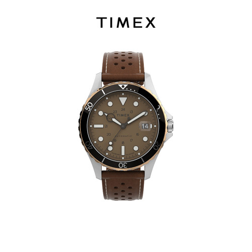 TIMEX皮革休闲商务男表