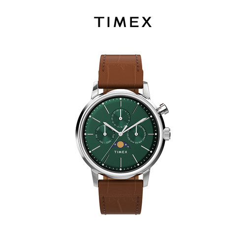 TIMEX天美时月相石英表手表男款