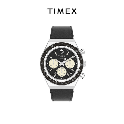 TIMEXQ系列三眼计时复古商务男表