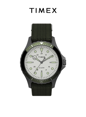 TIMEX天美时Navi系列美式潮流男生手表时尚复古织物表带TW2T75500