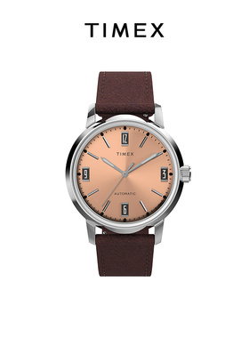 TIMEX天美时Marlin系列全自动镂空机械手表皮带男士商务TW2W33800