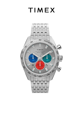 TIMEX天美时Waterbury系列经典黑色计时日历时尚手表男TW2V42500