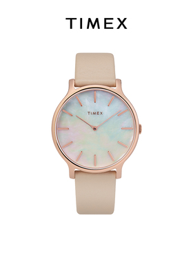 TIMEX天美时Transcend系列手表官方贝母珍珠表盘石英女TW2T35300