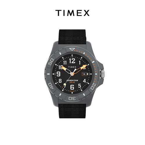 TIMEX太阳能军事户外男士手表