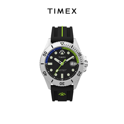 TIMEX天美时远征系列户外蓝宝石表镜夜光指针日期运动防水手表男
