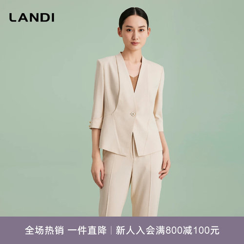 LANDI七分袖通勤西服外套
