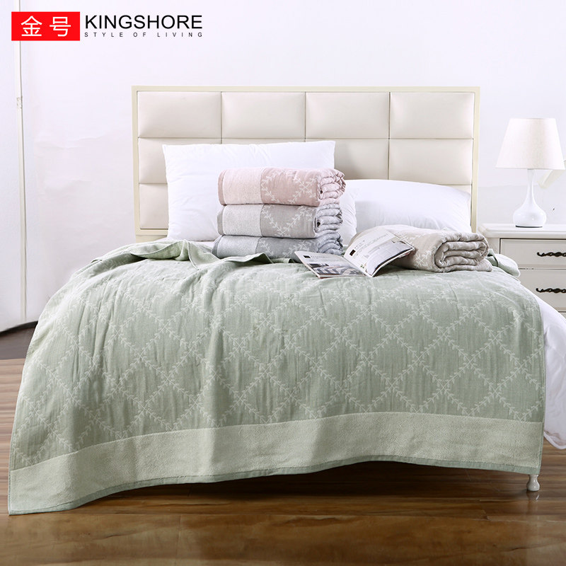 金号家纺毛巾被床上用品秋冬季加厚毛毯办公室午睡毯子保暖床单毯