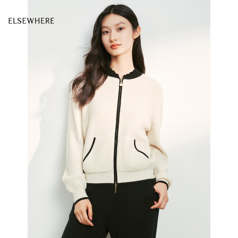 针织开衫女外套ELSEWHERE珂思