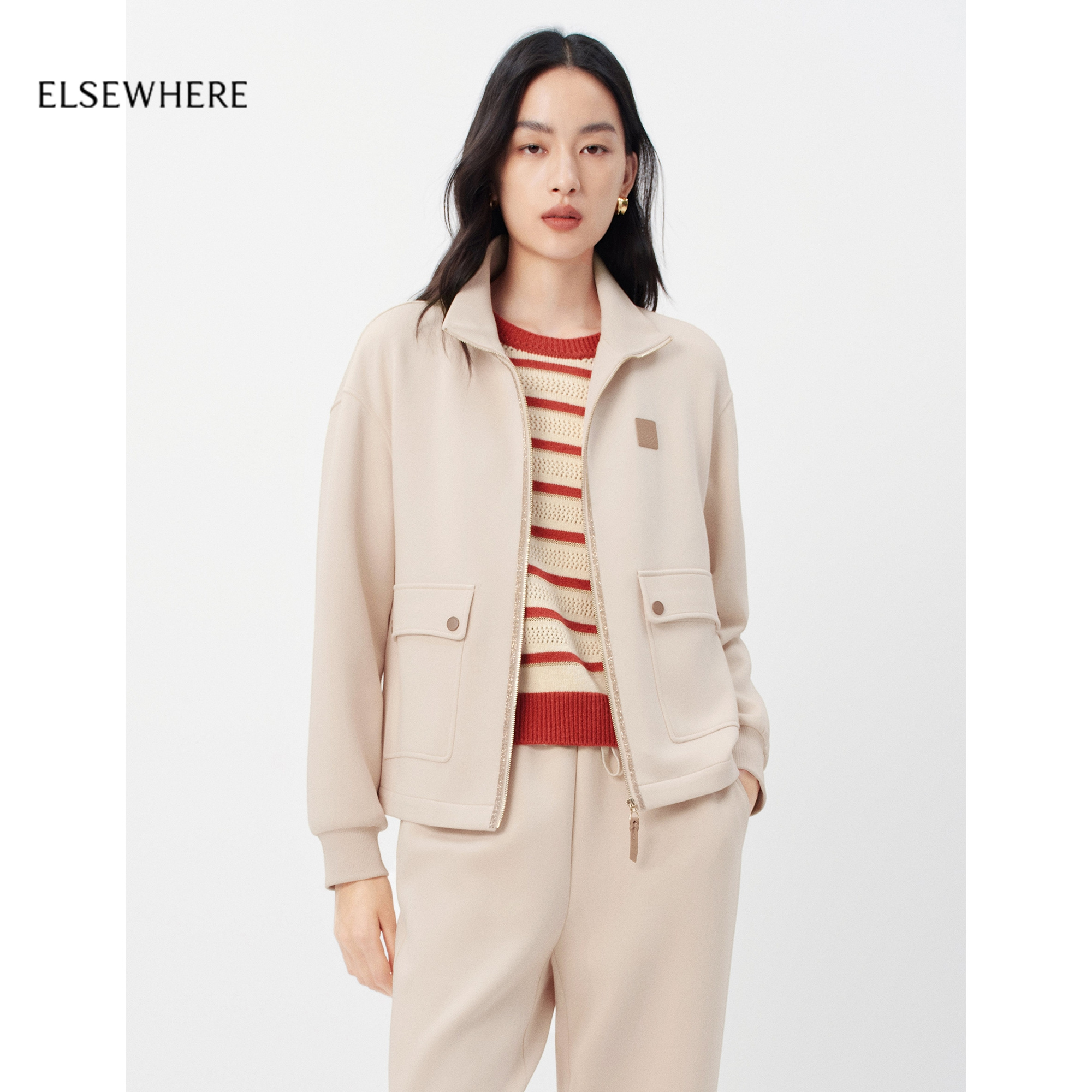 珂思松弛H廓形卫衣外套