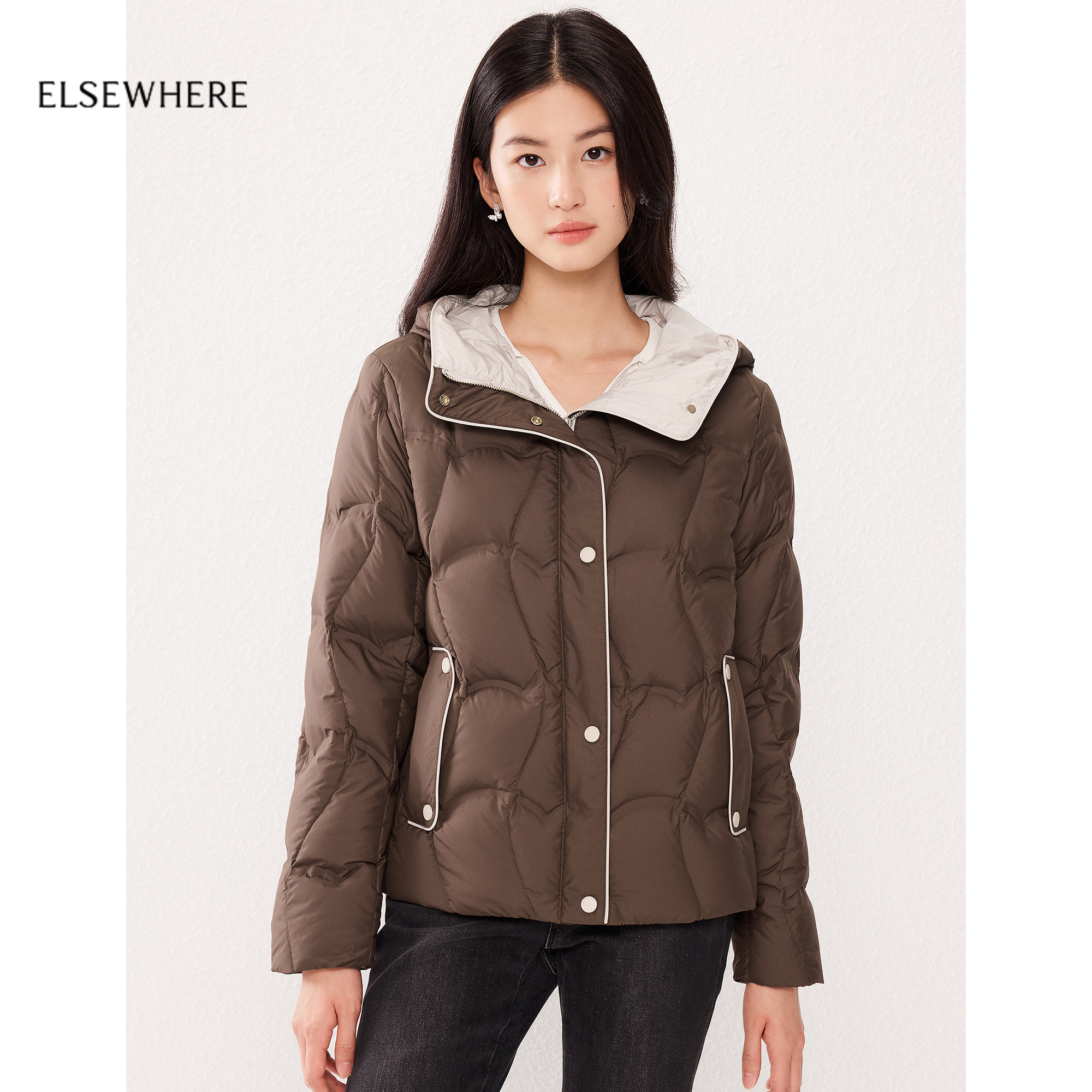 【90白鹅绒】珂思蓬松云朵羽绒服