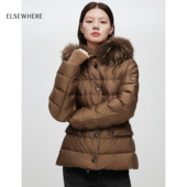 ELSEWHERE珂思商场同款 长白山白鹅绒 高克重羽绒服女25冬新款